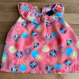 Minnie Mouse dress with bike shorts